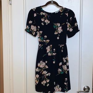 Floral Mini/Midi Dress